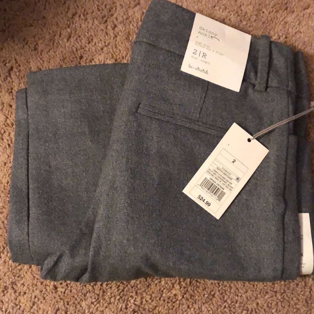 NWT A New Day skinny ankle gray dress pants